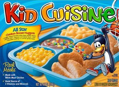 Kid Cuisine All-Star Chicken Nugget meal